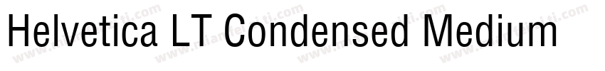 Helvetica LT Condensed Medium (True字体转换